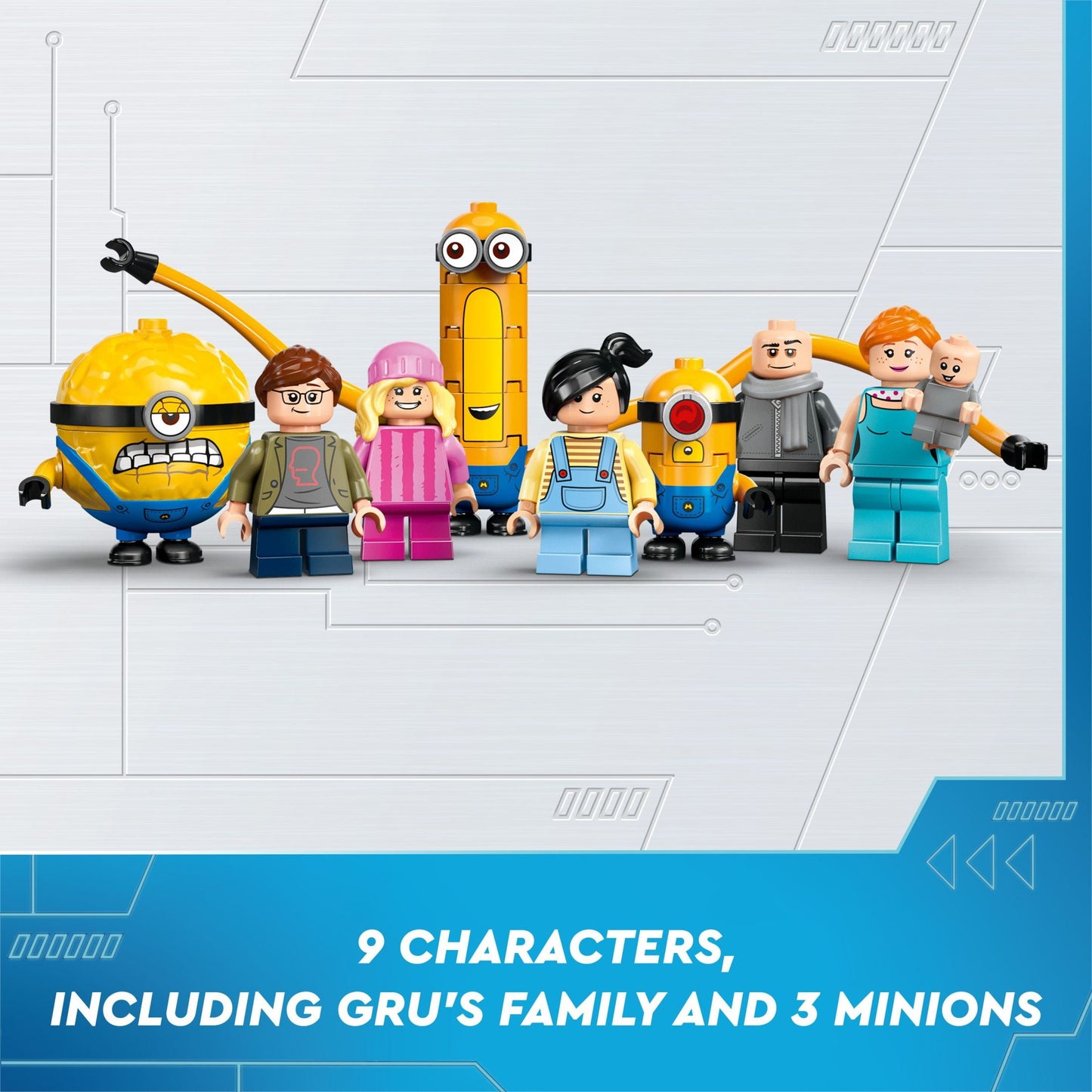 LEGO Despicable Me 4 Minions and Gru's Family Mansion - Minions Toy House and Treehouse from Movie - Creative Gift for Boys and Girls Aged 8+, 75583