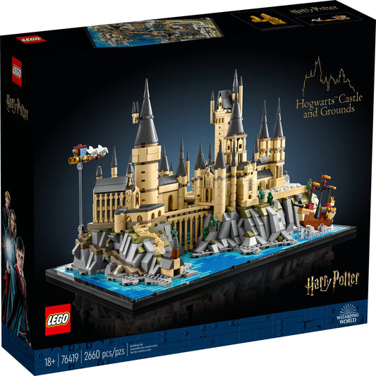 LEGO Harry Potter Hogwarts Castle and Grounds 76419 Building Set, Gift Idea for Adults, Collectible Harry Potter Playset, Recreate Iconic Scenes from the Wizarding World