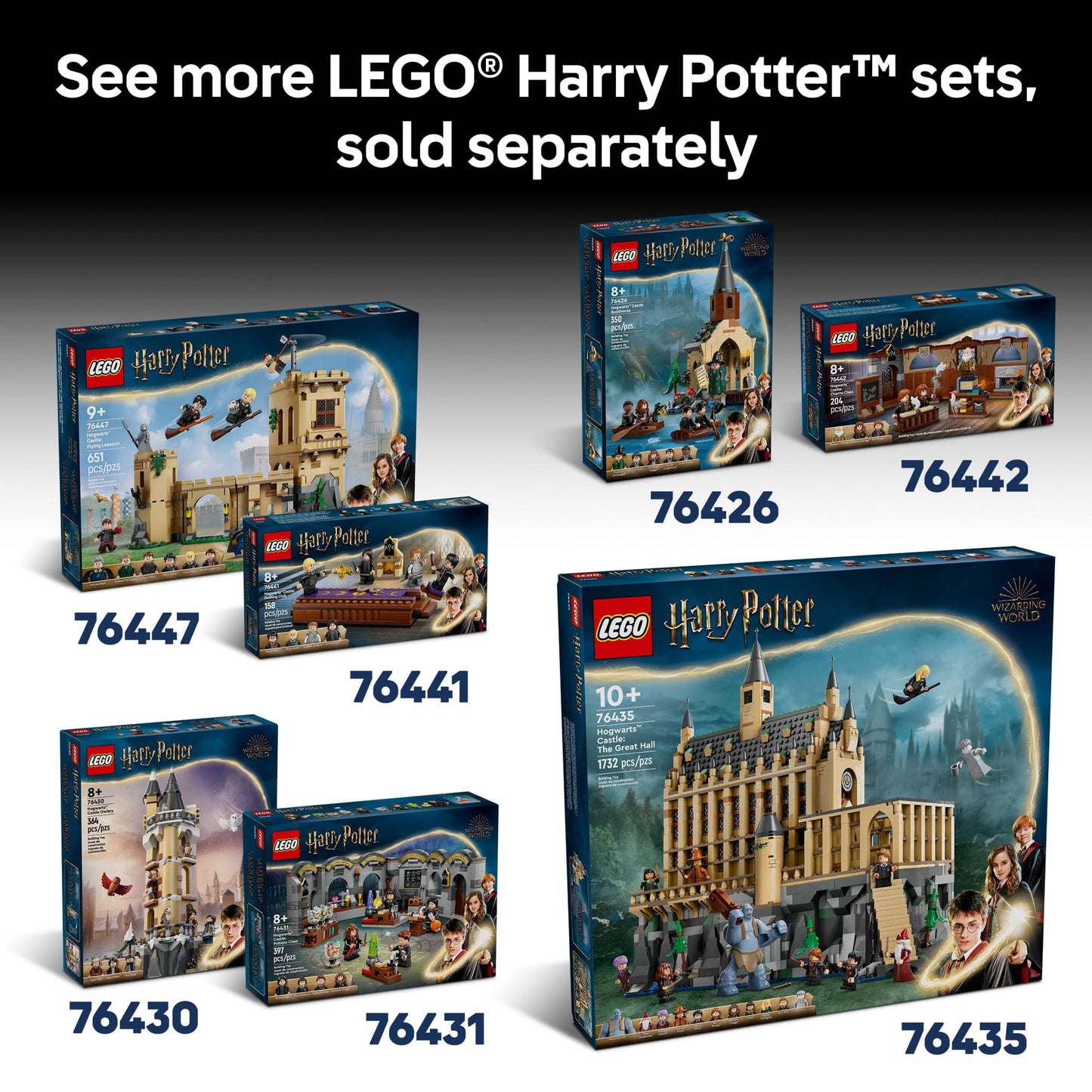 LEGO Harry Potter Diagon Alley Wizarding Shops Building Set for Adults - Collectible Kit for Harry Potter Fans With 12 Microfigures - Gift Idea for Men, Women, Fans - 76444