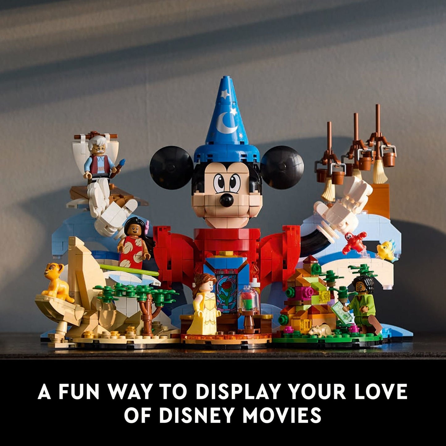 LEGO Ideas Magic of Disney Building Set, Collectible Display Model, Classic Disney Gift for Adults, 21352