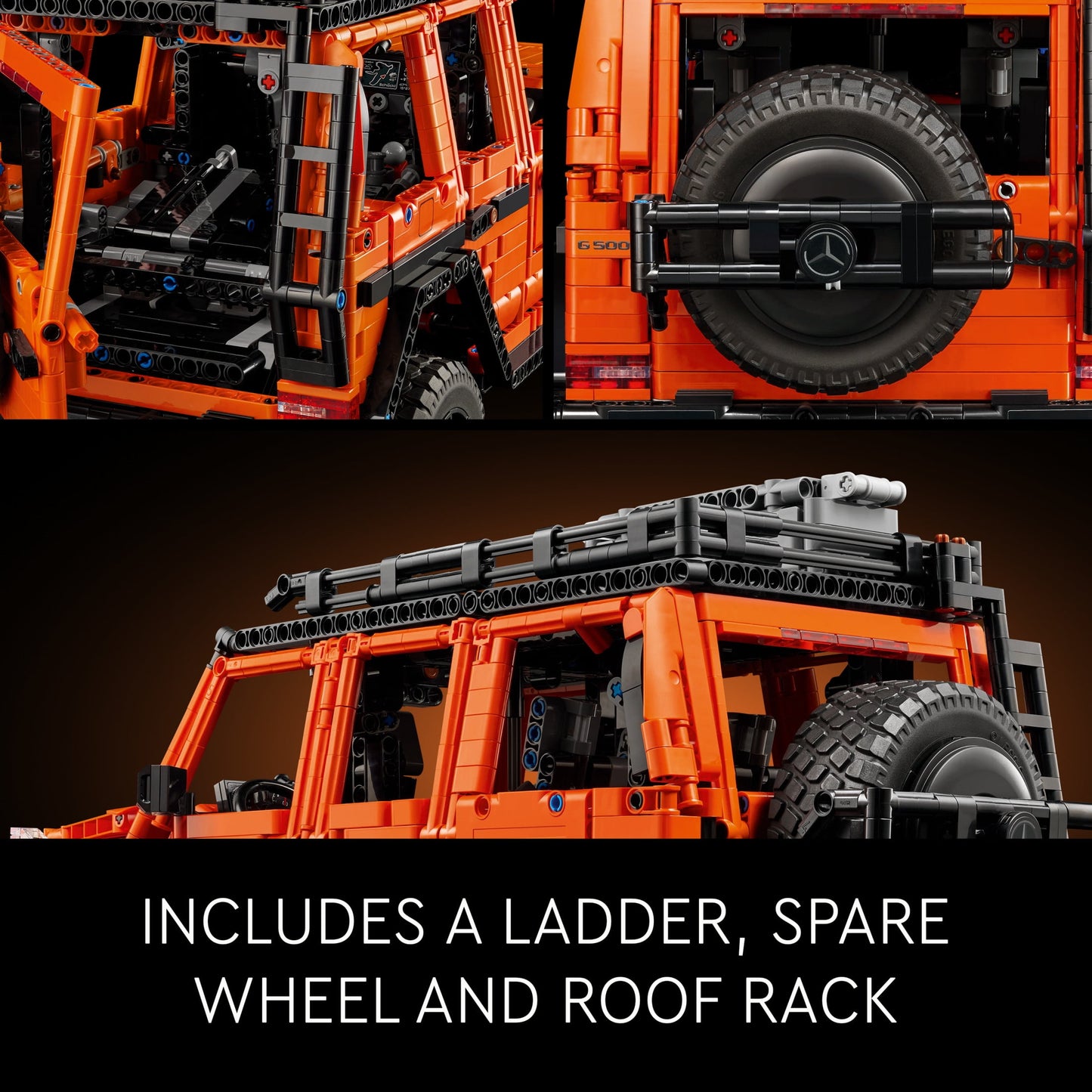 LEGO Technic Mercedes-Benz G 500 PROFESSIONAL Line Car Building Set, G-Wagon Model Car Gift for Adults, 4X4 and Off-Road Vehicle, Mercedes-Benz Collectibles and Merchandise, 42177