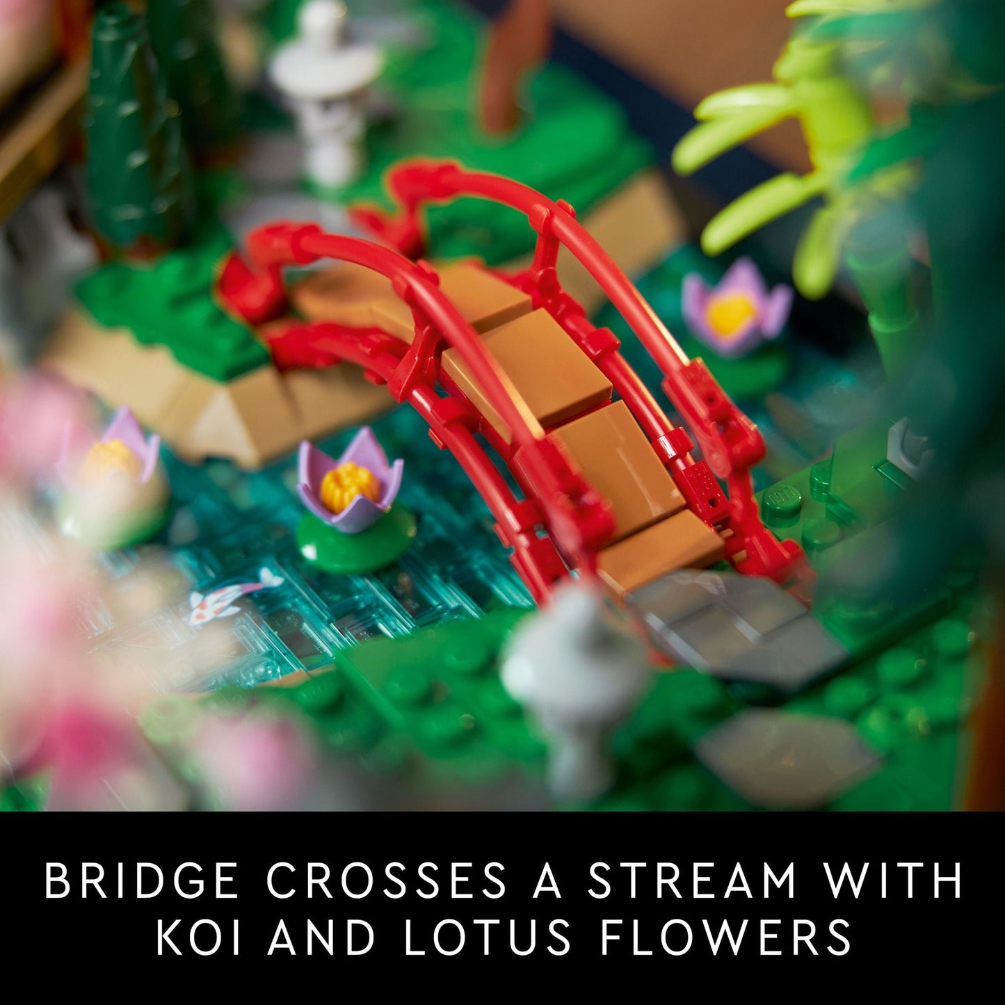 LEGO Icons Tranquil Garden Building Set - Detailed Japanese Zen Garden DIY Kit for Adults, Ages 18+ - Gift for Wedding - Building Block Set for Home Decor - 10315