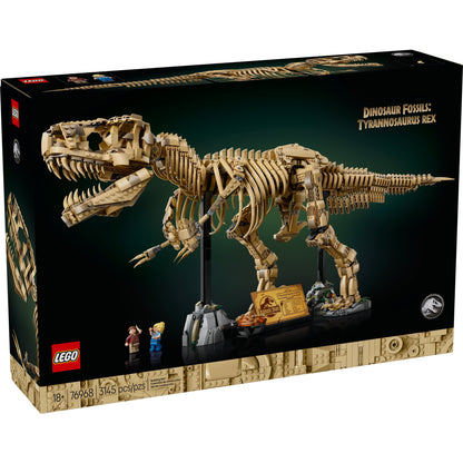 LEGO Jurassic World Dinosaur Fossils: Tyrannosaurus Rex - Building Set for Adults, Ages 18+ - Dinosaur Gift for Movie Lovers - Collectible Home Decor for Bedroom, Office, or Any Room - 76968