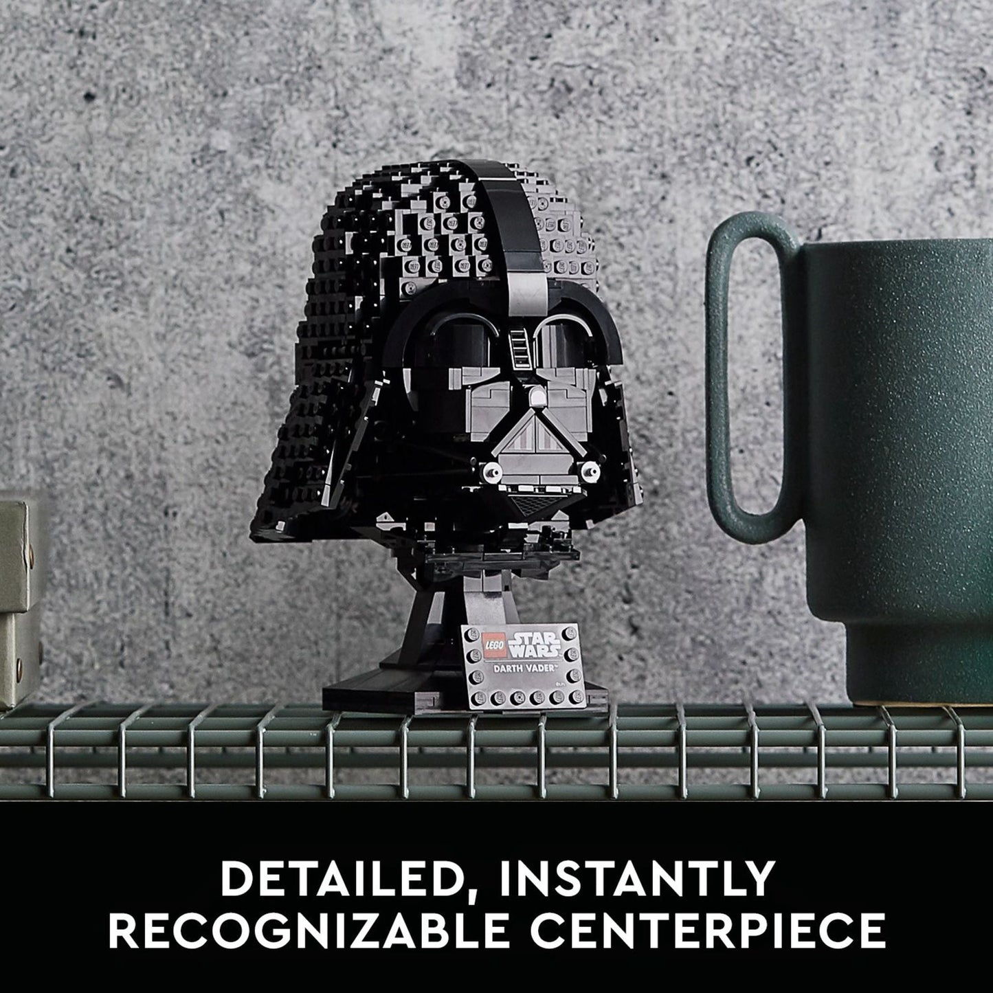 LEGO Star Wars Darth Vader Helmet Building Set, Display Model Kit for Adults, Gift for Fans, 75304