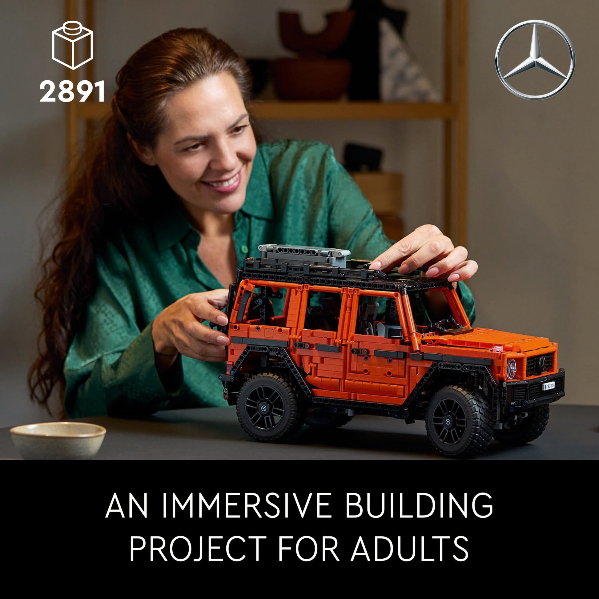 LEGO Technic Mercedes-Benz G 500 PROFESSIONAL Line Car Building Set, G-Wagon Model Car Gift for Adults, 4X4 and Off-Road Vehicle, Mercedes-Benz Collectibles and Merchandise, 42177