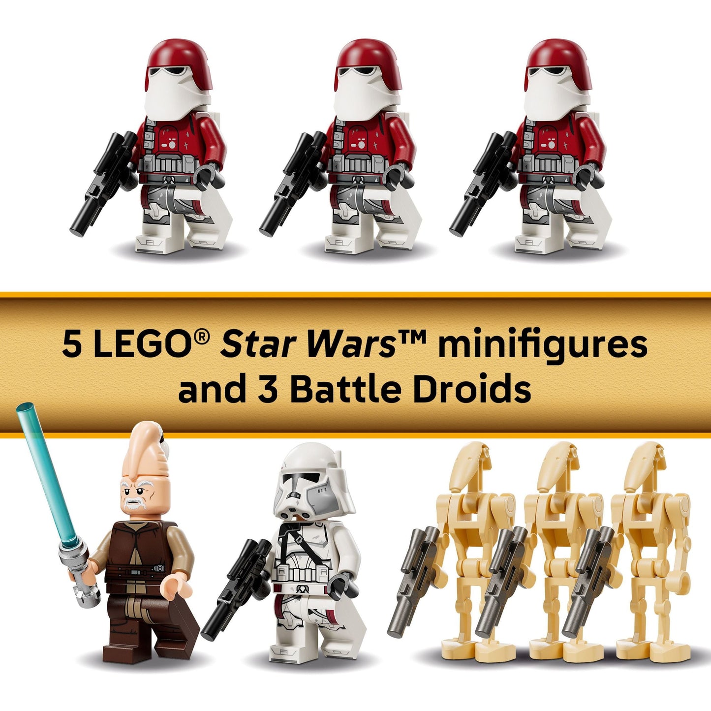 LEGO Star Wars: The Clone Wars Republic Juggernaut Building Toy for Kids - Pretend Play Set W 8/ Toy Figures - Collectible Model Kit for Boys & Girls, Ages 9+ - Gift Idea for Birthdays - 75413