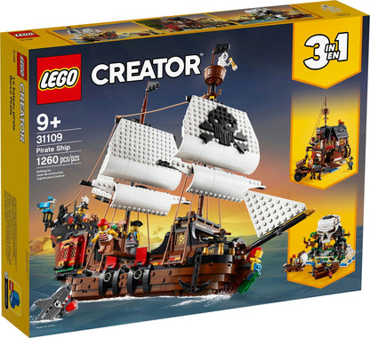 LEGO Creator 3 in 1 Pirate Ship 9+ years, 1260 pieces