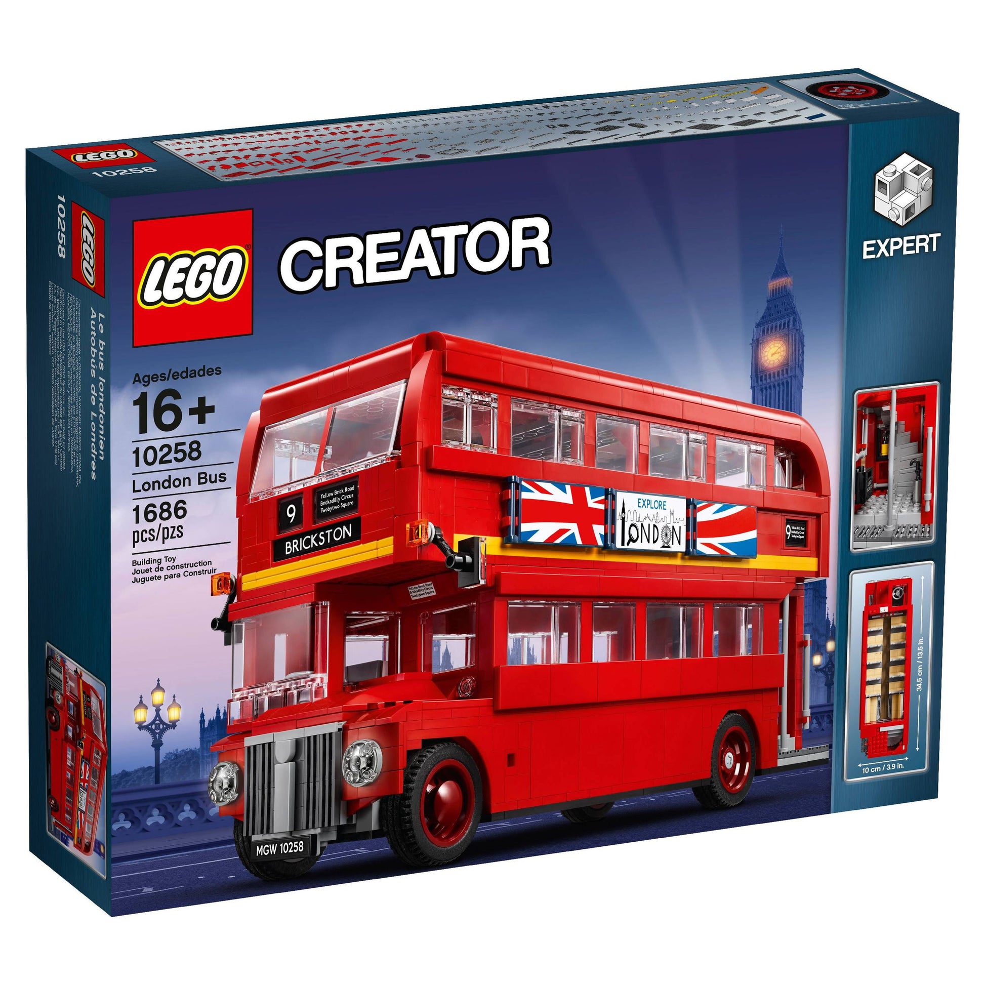LEGO London Bus 10258 Building Set (1686 Pieces)