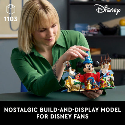 LEGO Ideas Magic of Disney Building Set, Collectible Display Model, Classic Disney Gift for Adults, 21352