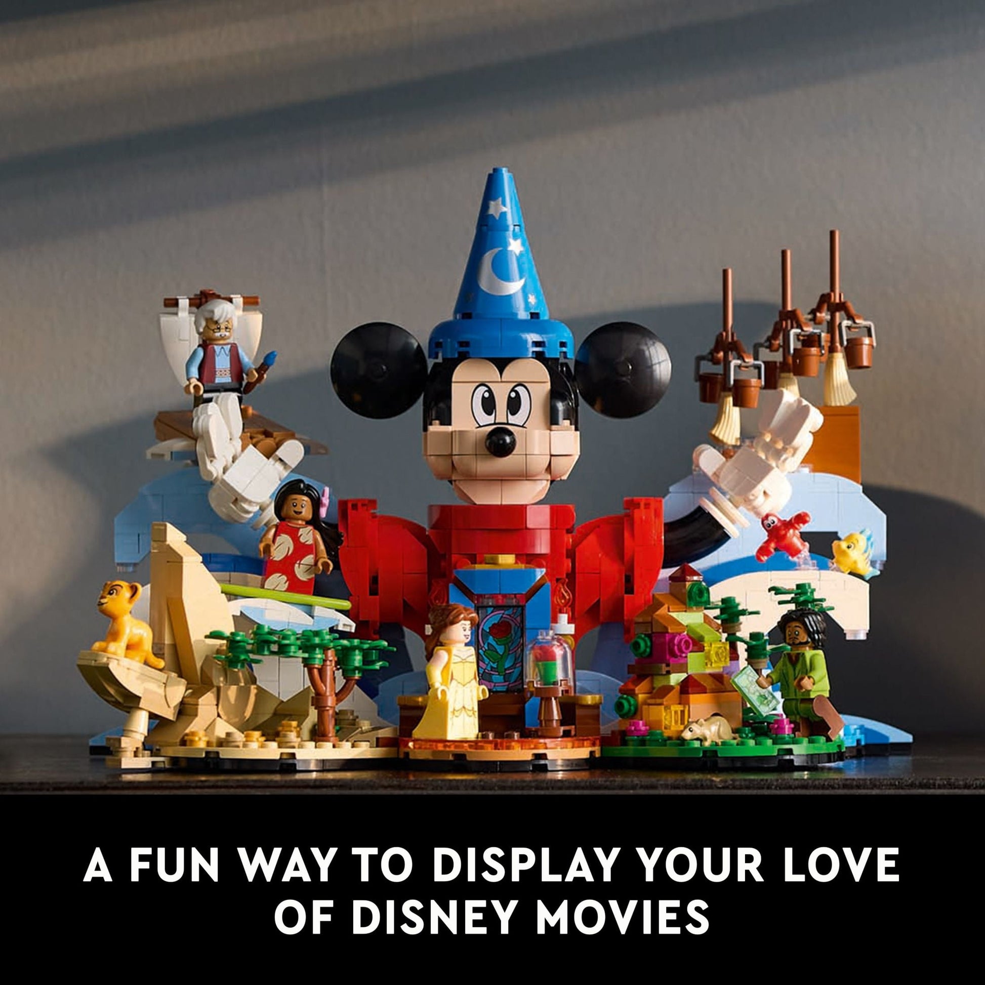 LEGO Ideas Magic of Disney Building Set, Collectible Display Model, Classic Disney Gift for Adults, 21352