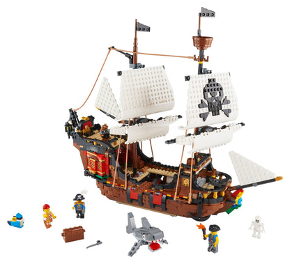 LEGO Creator 3 in 1 Pirate Ship 9+ years, 1260 pieces
