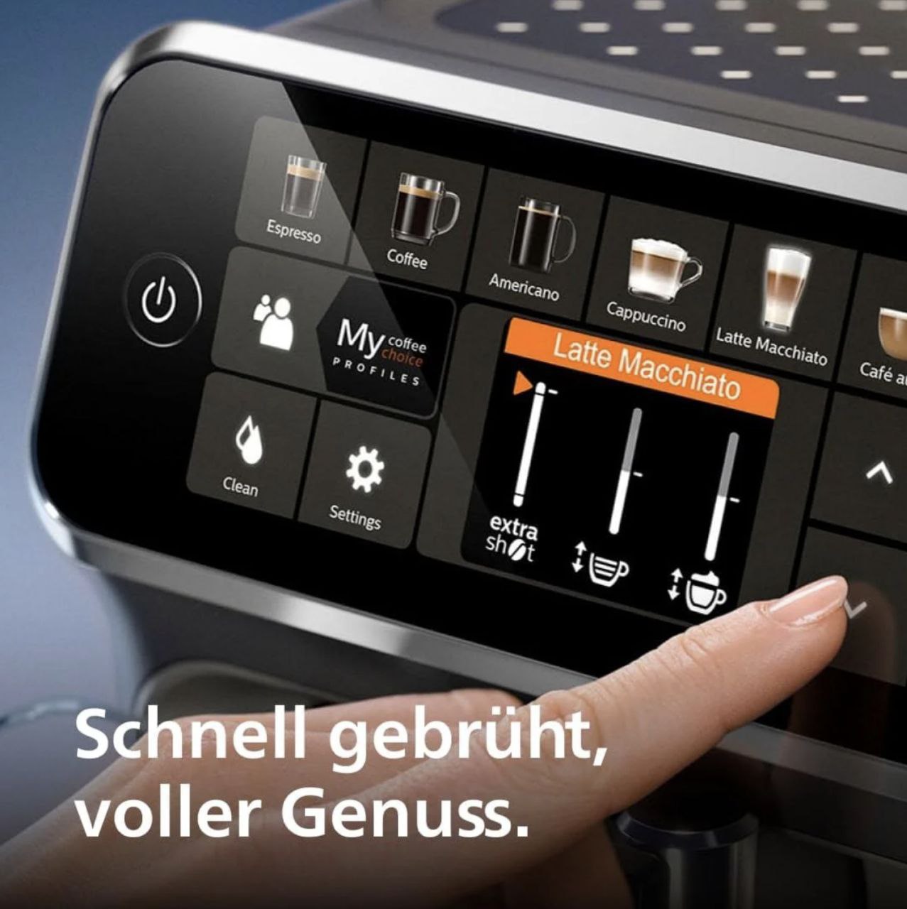 Kaffeevollautomat Serie 5400 mit 12 Spezialitäten